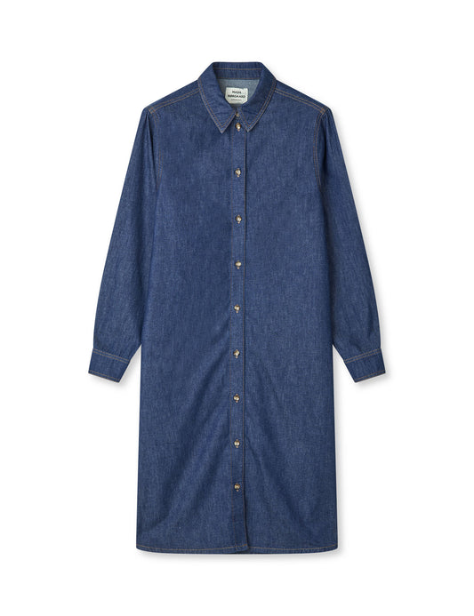 Air Denim Crissy Dress, Mid Blue Denim
