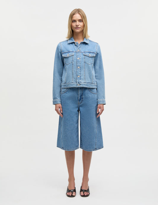 Luke Denim Demi Jacket, Blue Vintage