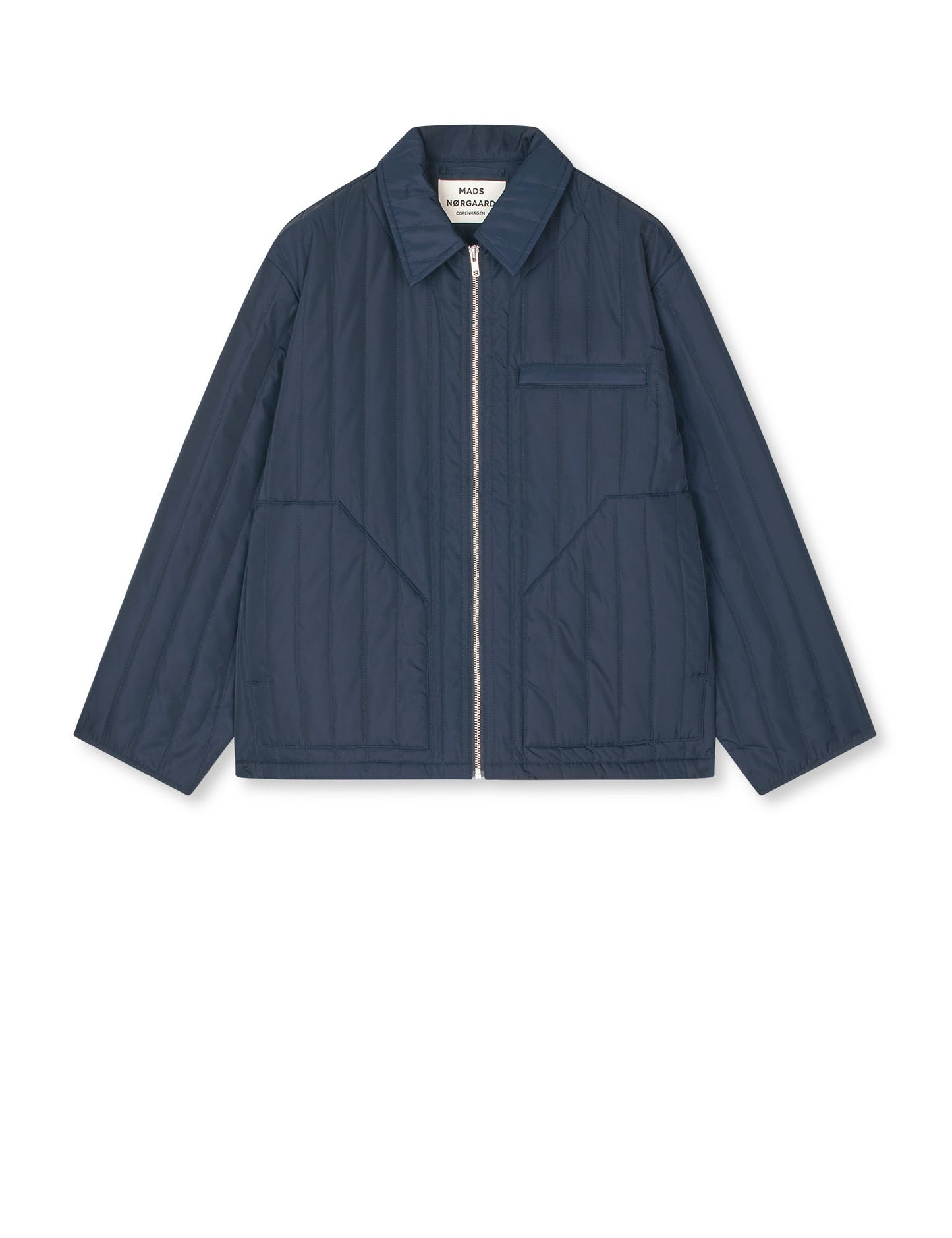 Poly Twill Flora Jacket, Sky Captain
