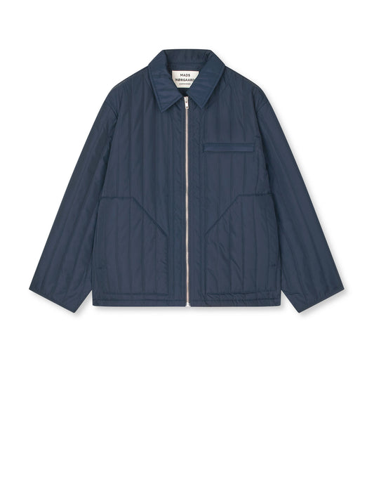 Poly Twill Flora Jacket, Sky Captain