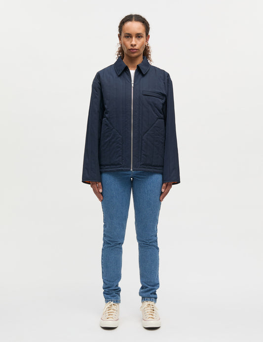 Poly Twill Flora Jacket, Sky Captain