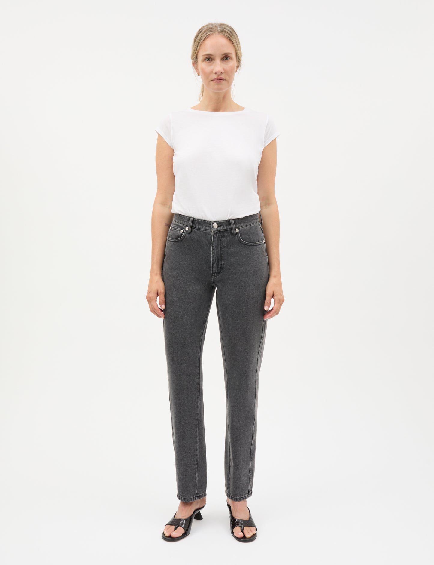 Luke Black Denim Regy Jeans, Black Vintage