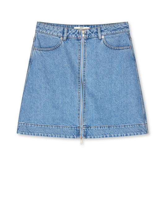 Luke Denim Riva Skirt, Blue Vintage