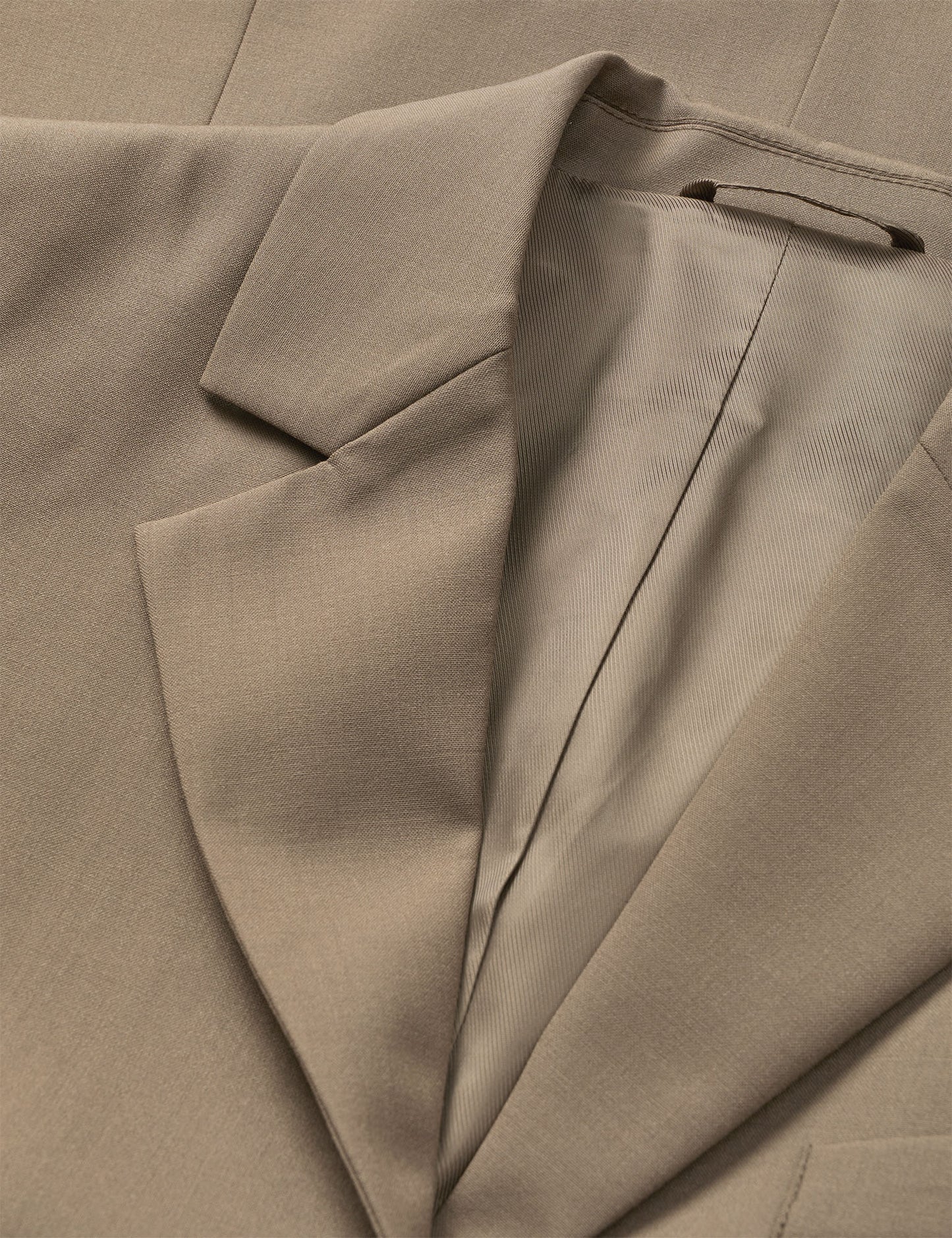 Dense Weave Less Blazer, Walnut