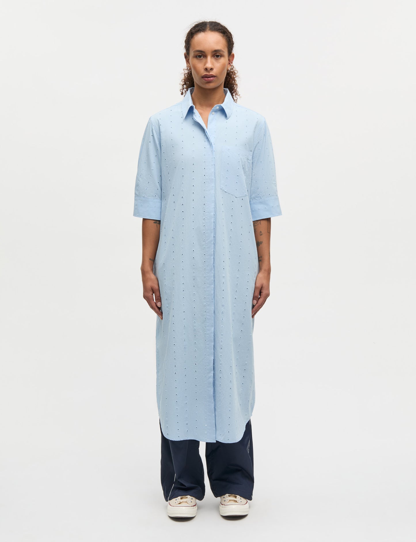 Broda Nancy Dress, Cashmere Blue