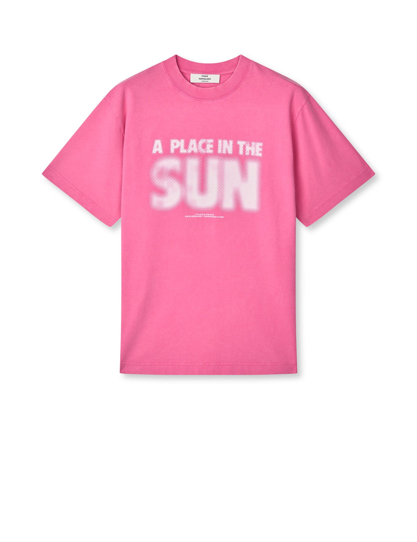 Cotton Jersey Dassel Tee, Carmine Rose