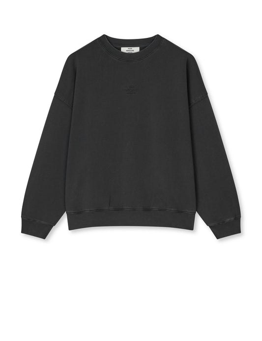 Compact Cotton Atli Sweatshirt, Black
