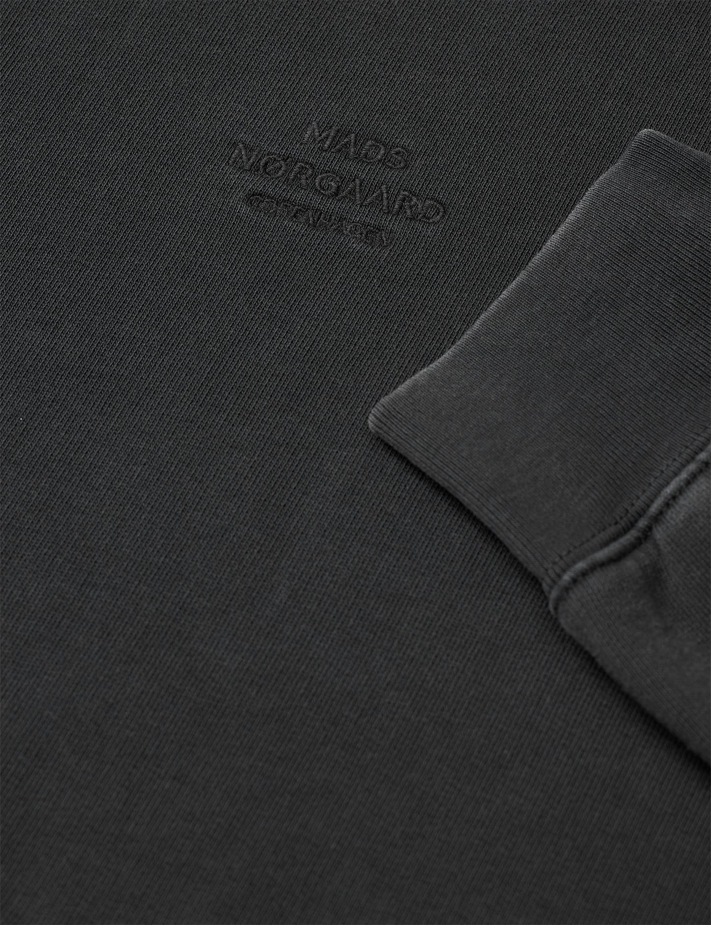 Compact Cotton Atli Sweatshirt, Black