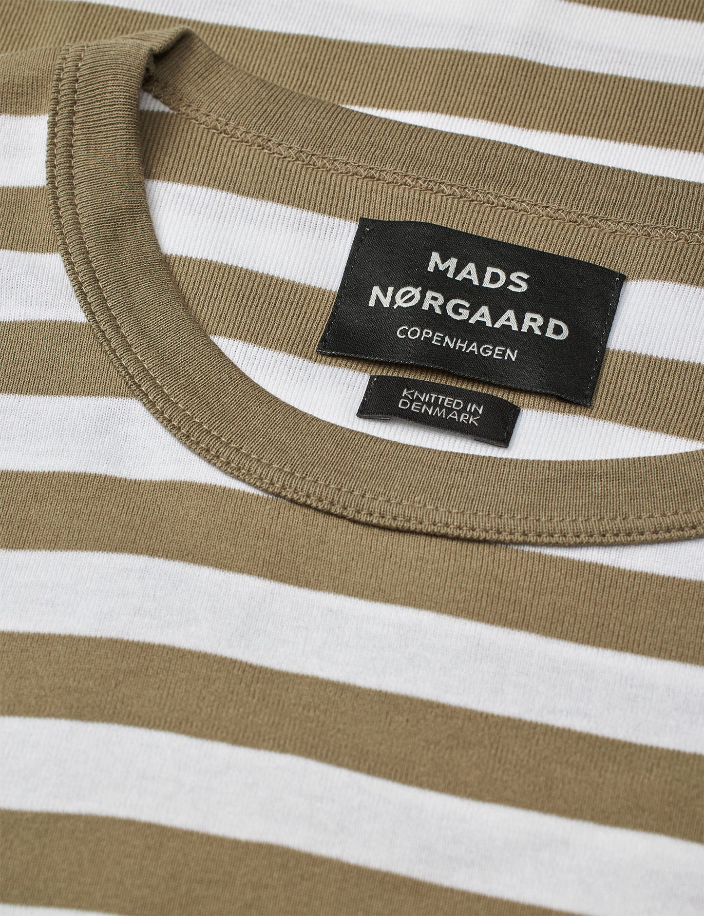 Midi Rib Tobias Tee LS, Overland Trek/White