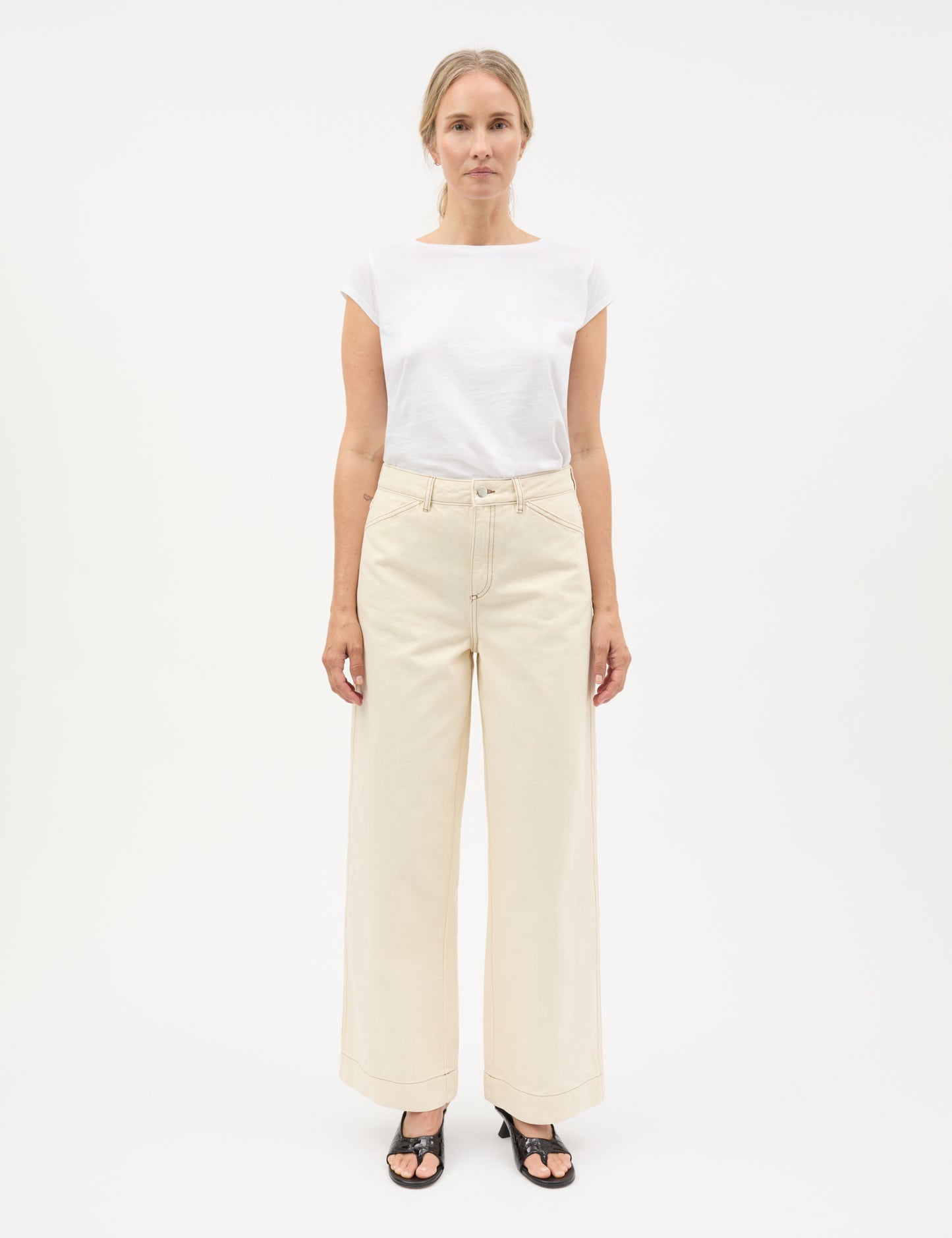 Soil Denim Kargo pants, Almond Oil