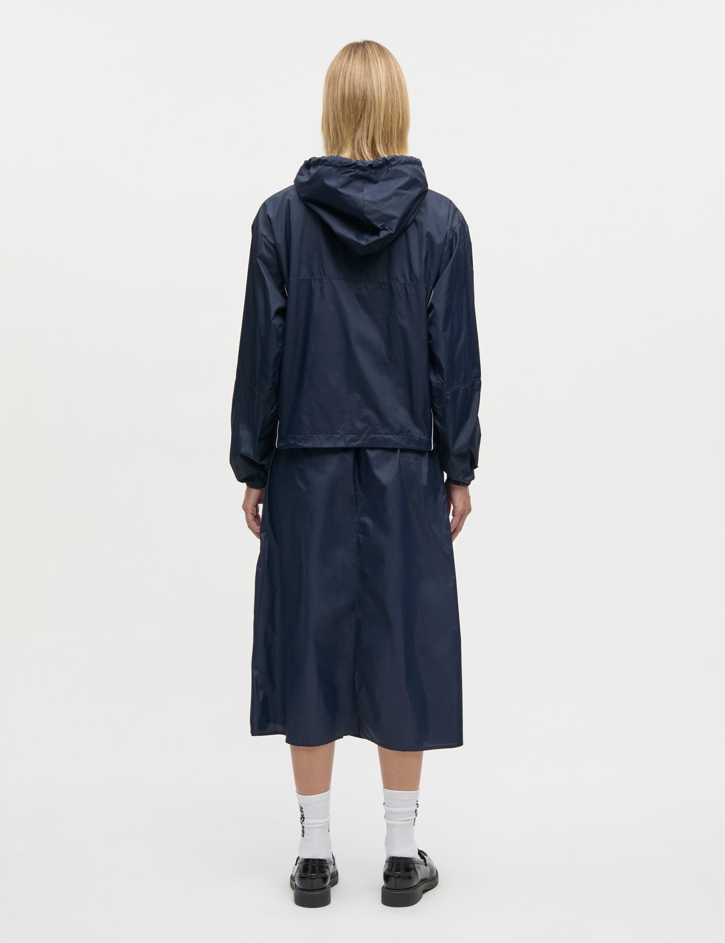 Ripstop Nylon Caro Skirt, Sky Captain