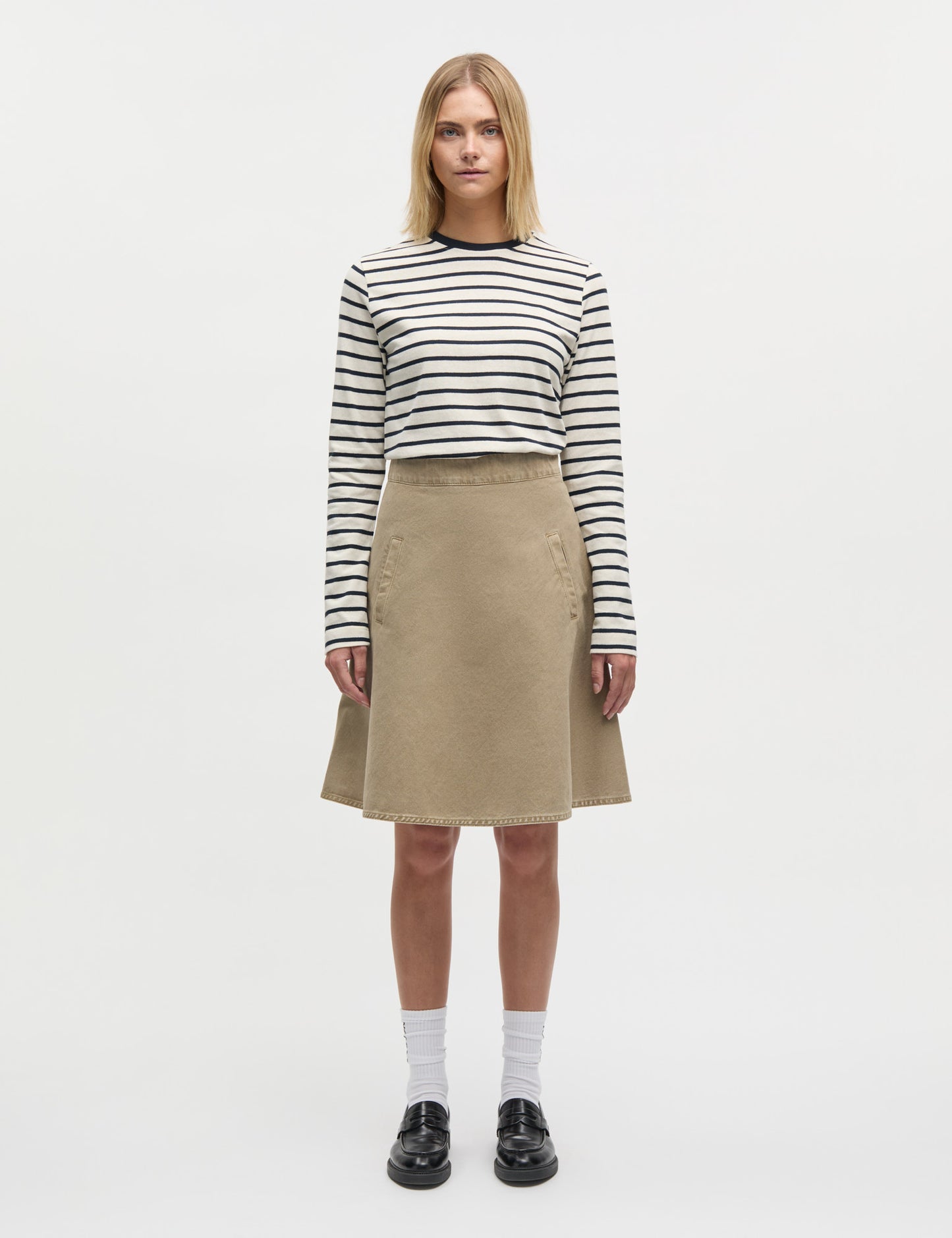 Soil Denim Stelly Skirt, Overland Trek
