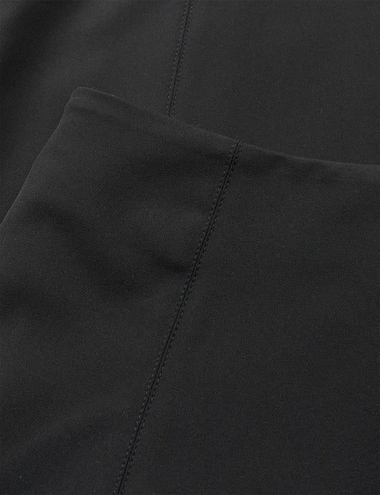 Stretchy Nylon Lyne Pants, Black