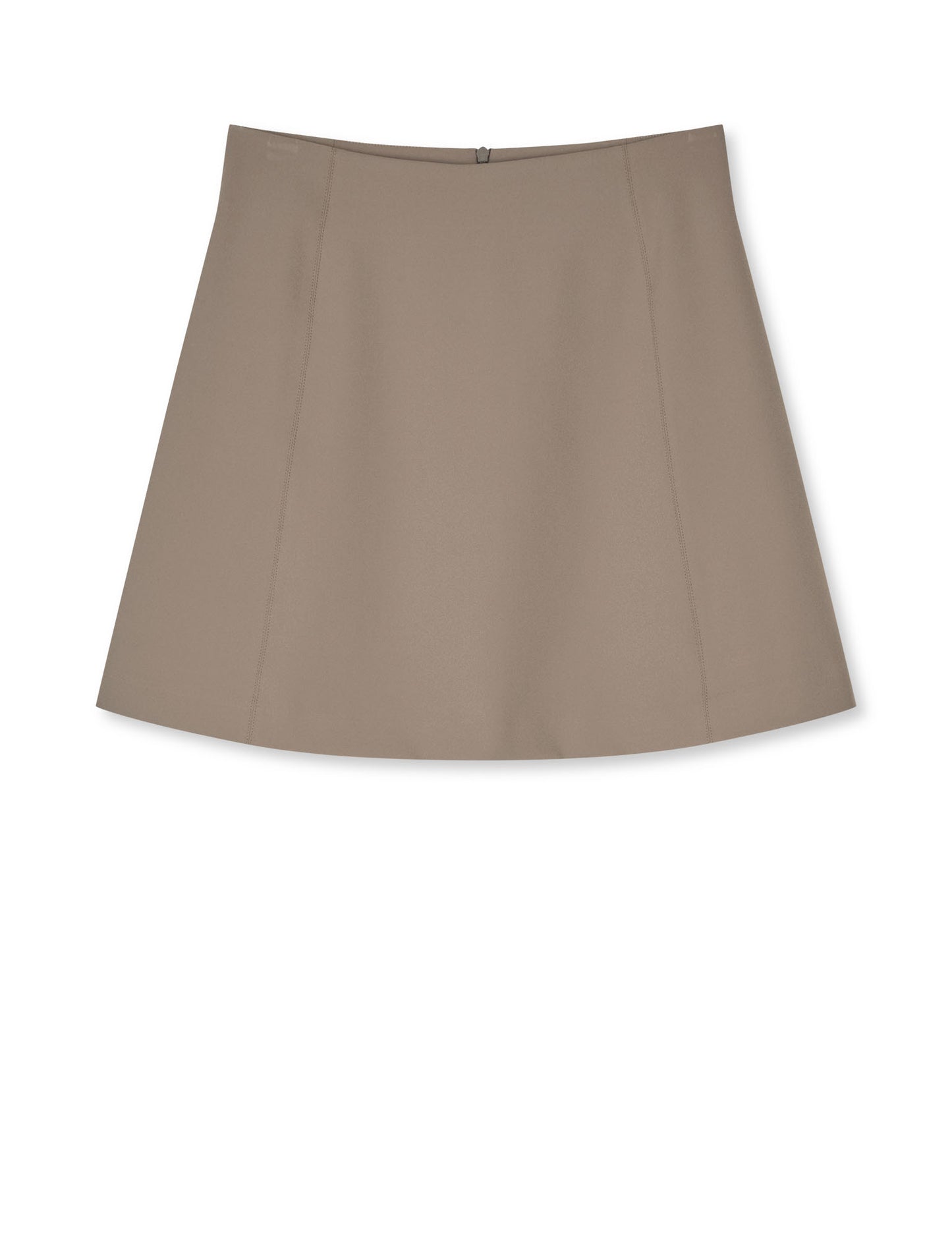 Stretchy Nylon Roberta Skirt, Walnut