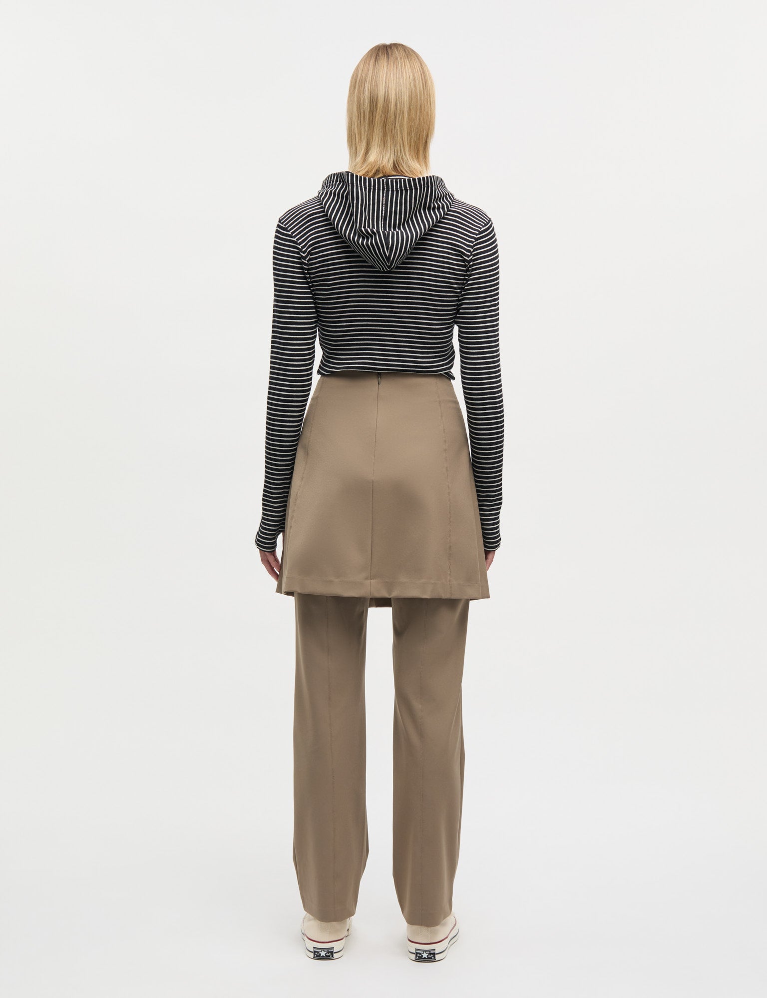 Stretchy Nylon Roberta Skirt, Walnut – MADS NØRGAARD - COPENHAGEN