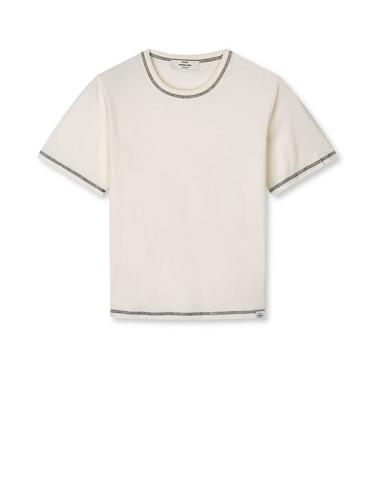 Single Cotton Grace Tee, Snow White