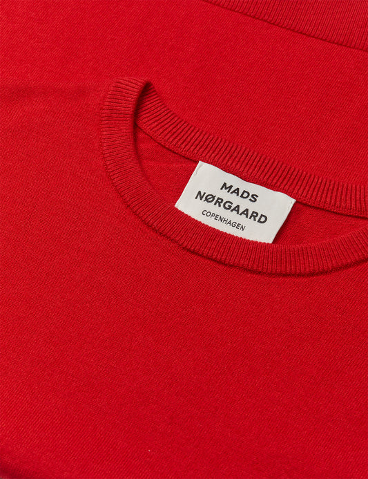 Fine Merino Emma Knit, Goji Berry