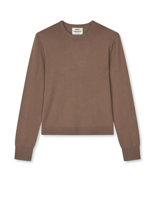 Fine Merino Emma Knit, Walnut