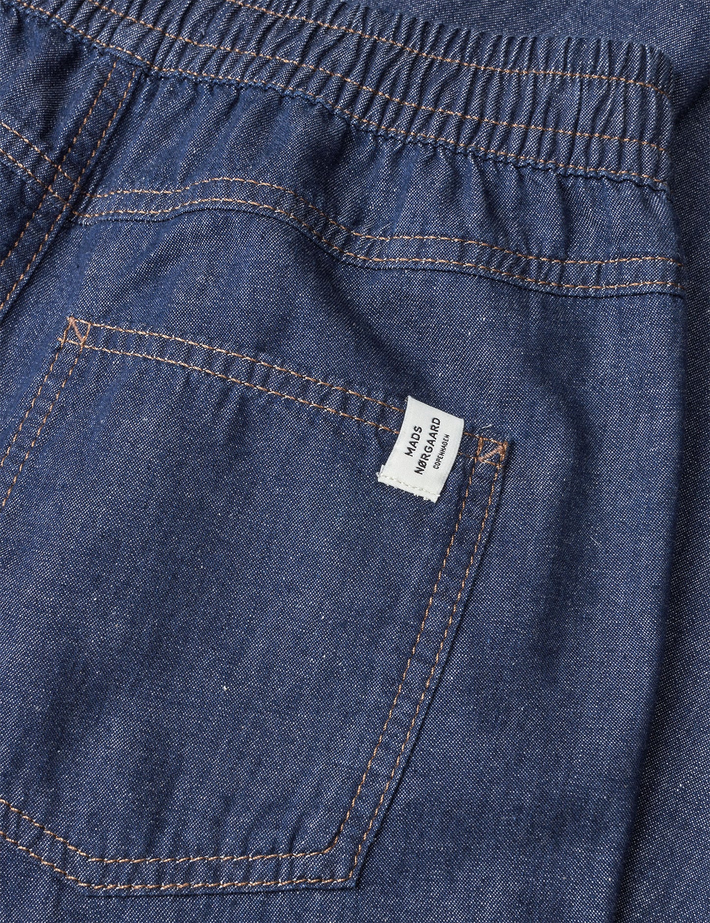 Air Denim Pio Shorts, Mid Blue Denim