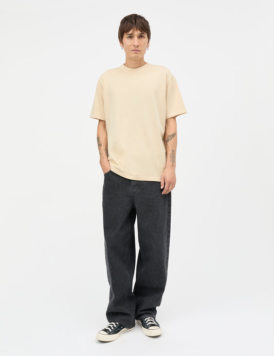 Arizona Black Denim Coen Jeans, Black Grey Stone Wash