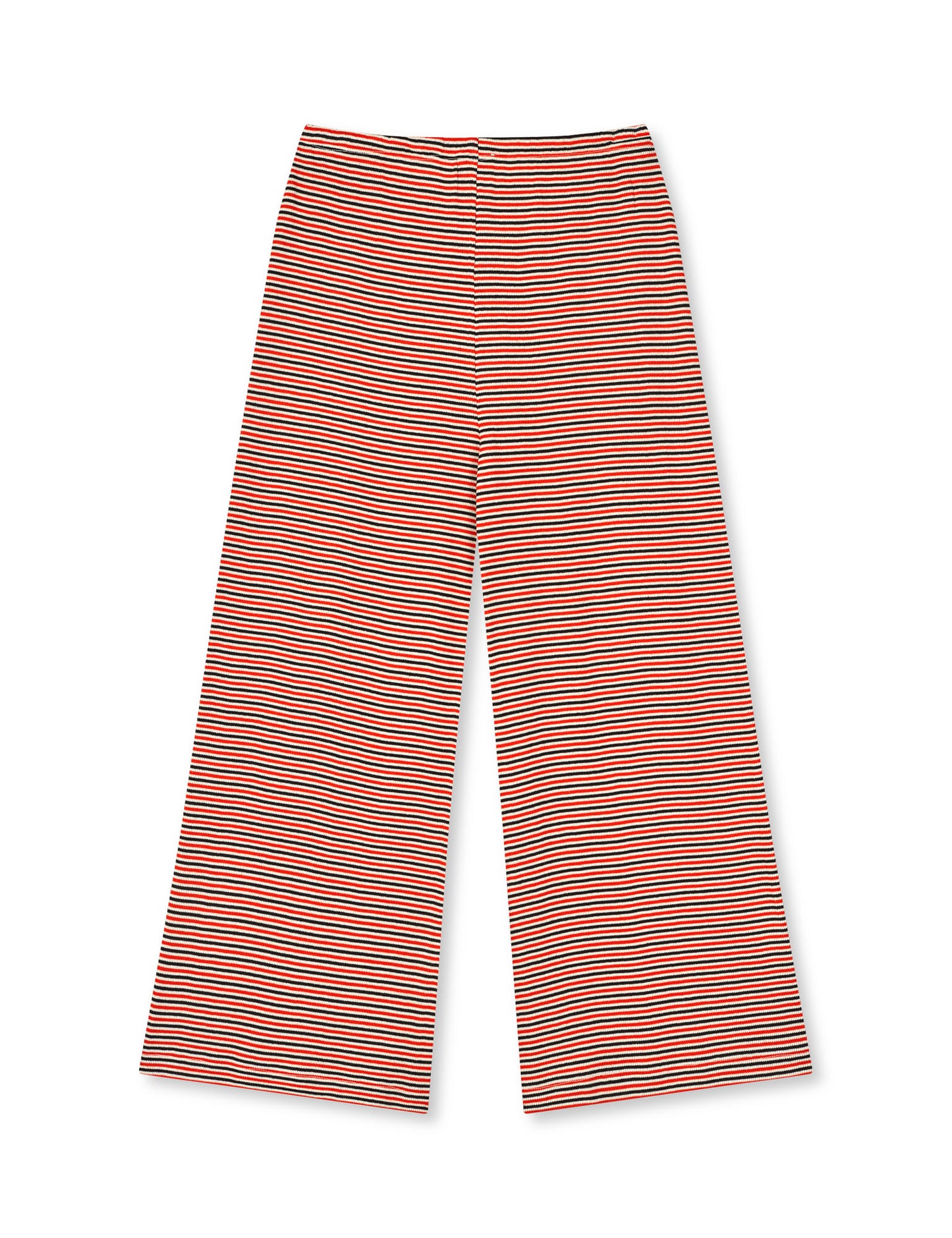2x2 Cotton Stripe Verona Pants, Fiery Red/Vanilla Ice