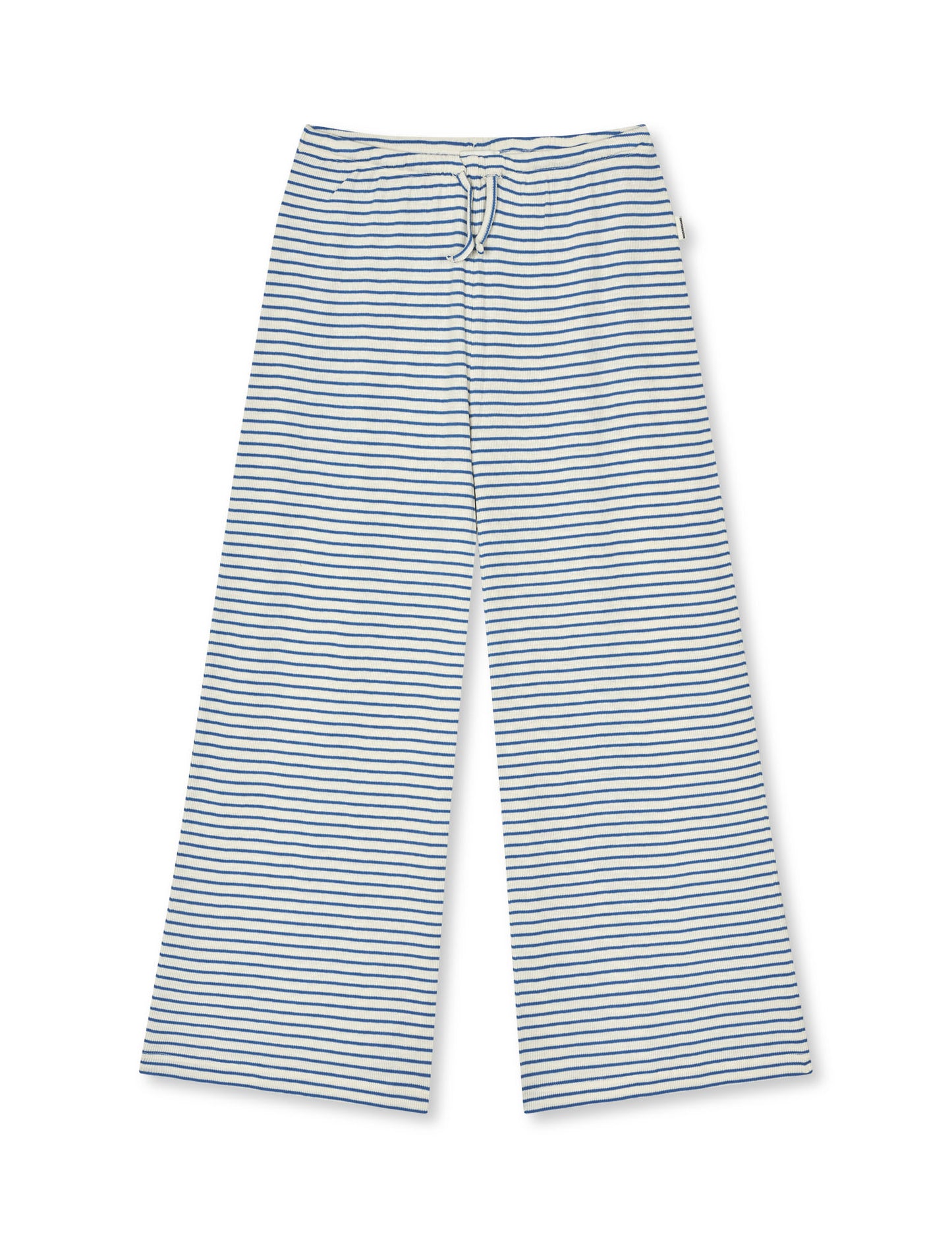 2x2 Cotton Stripe Verona Pants, Vanilla Ice/Bright Cobalt