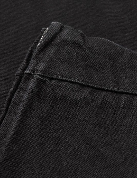 Dyed Denim Stelly Skirt, Black