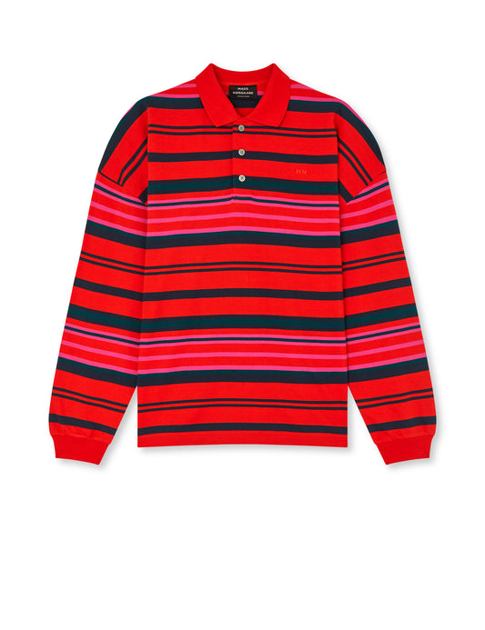 Light Terry Polo ST Sweat, Fiery Red Multi ST.