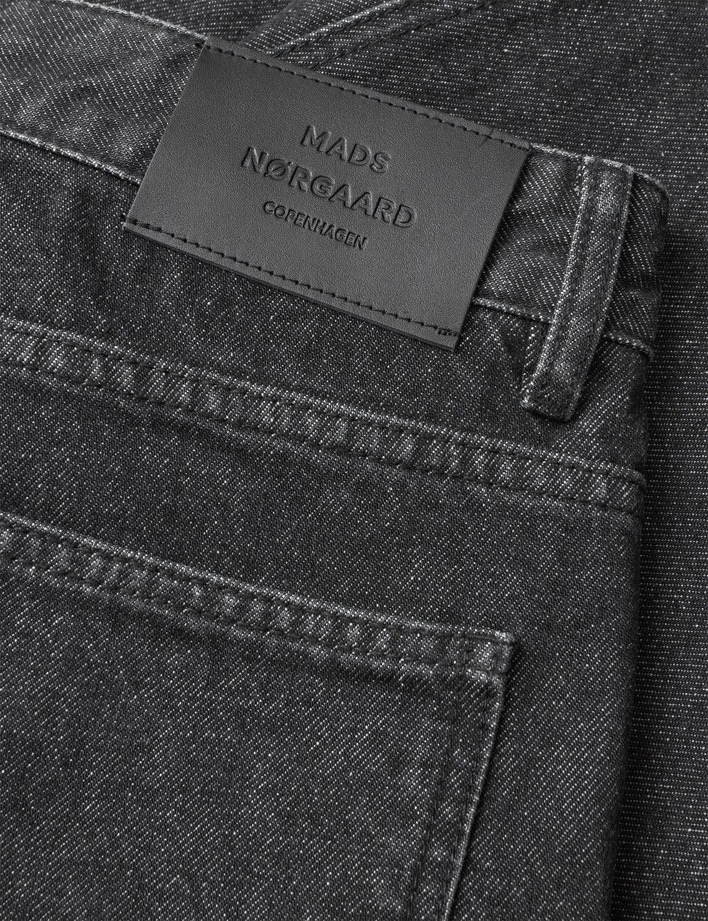 Arizona Black Denim Coen Shorts, Black Grey Stone Wash