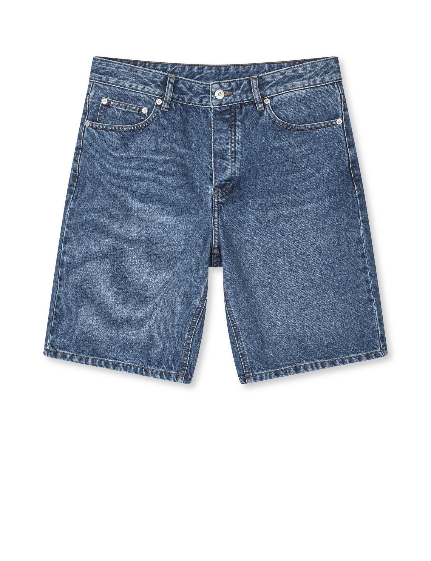 Arizona Denim Coen Shorts, Mid Blue Stone Wash