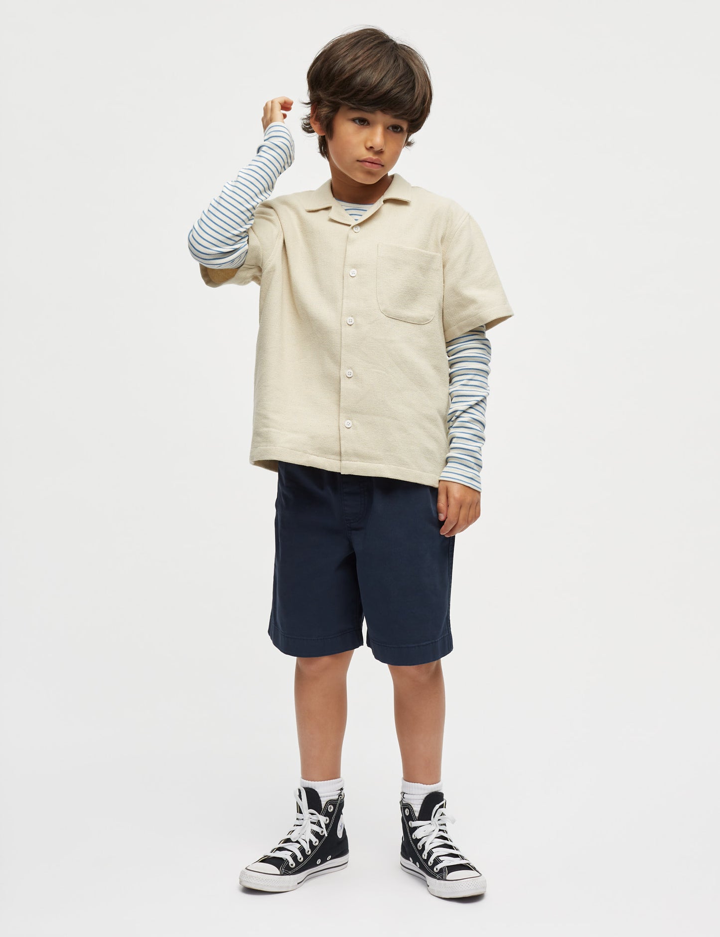 Stretch Twill Seano Shorts, Sky Captain