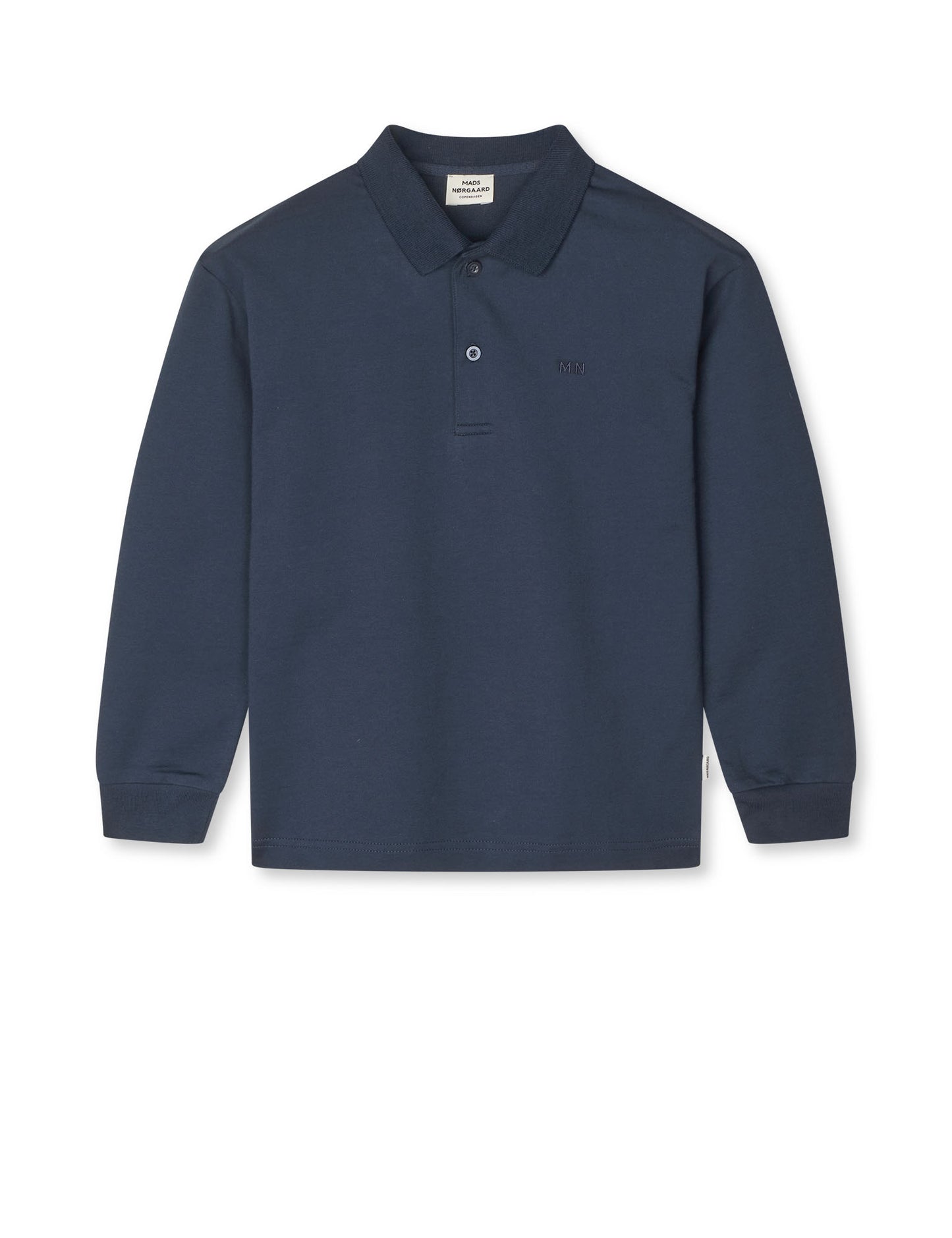 Light Terry Jan Polo L/S, Sky Captain