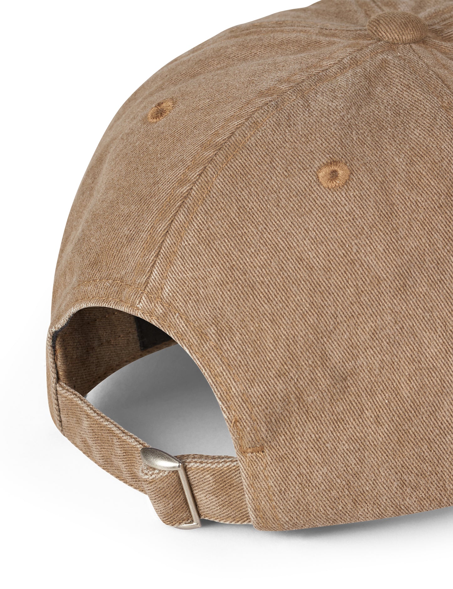 Washed Cotton Twill Coal Cap, Walnut