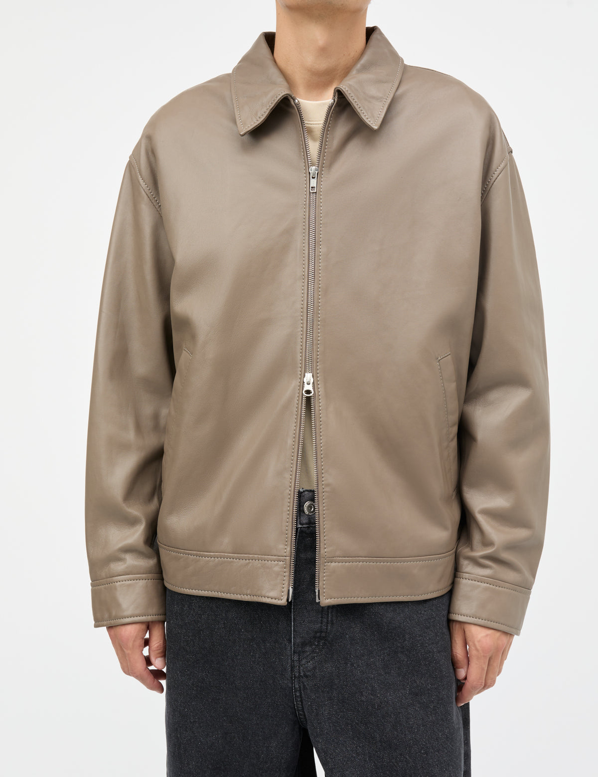 Sundown Leather Norton Jacket, Walnut