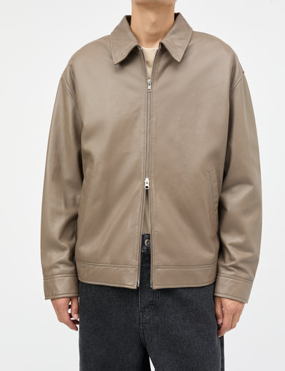 Sundown Leather Norton Jacket, Walnut