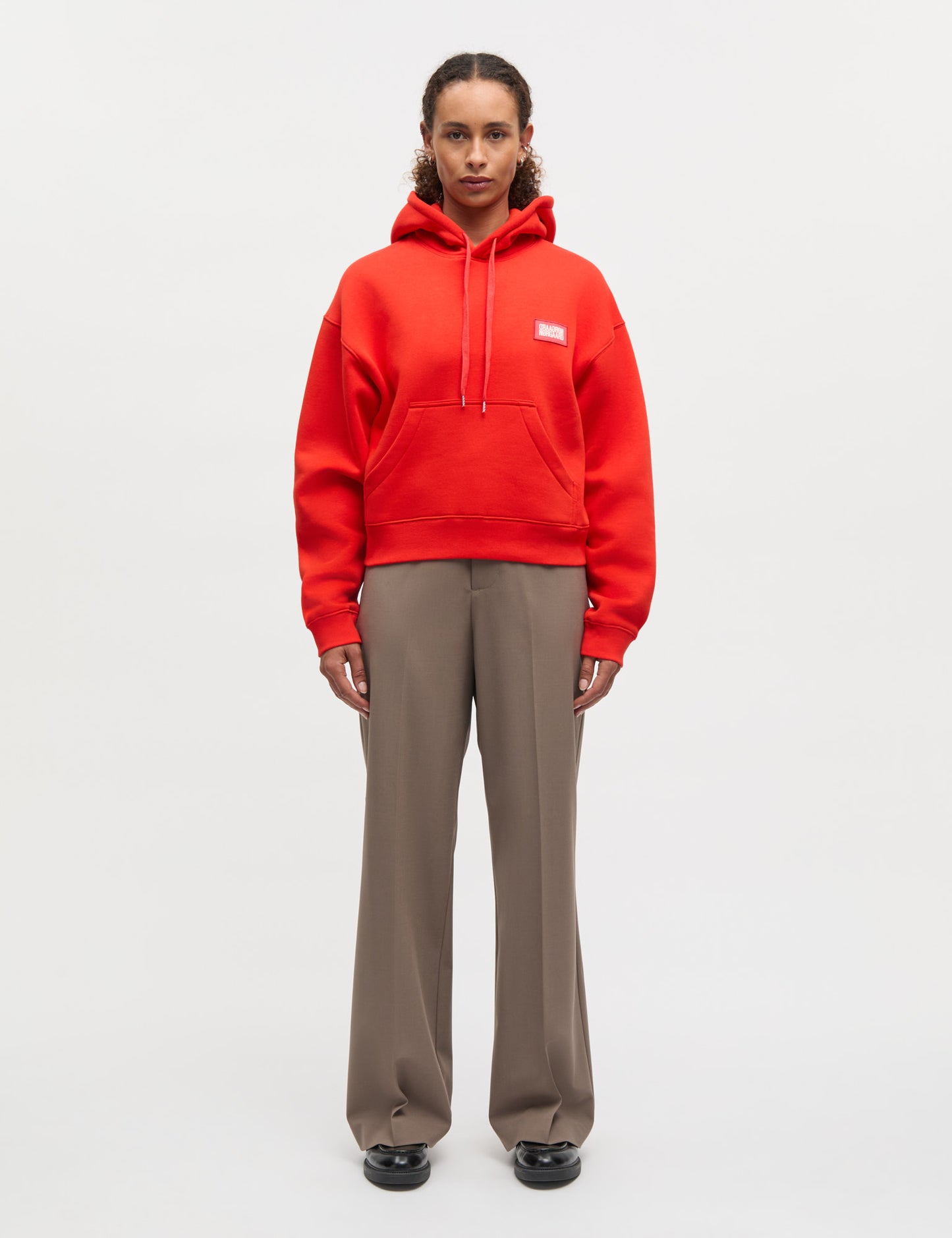 Standard Jodie Hood Sweatshirt, Fiery Red