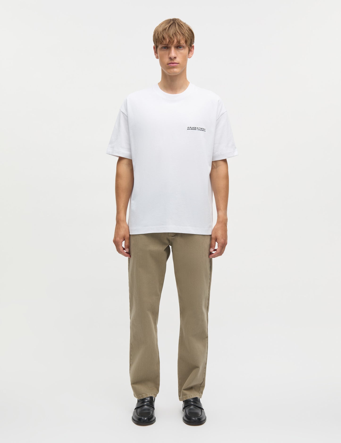 Open-End A Place Big Tee, White