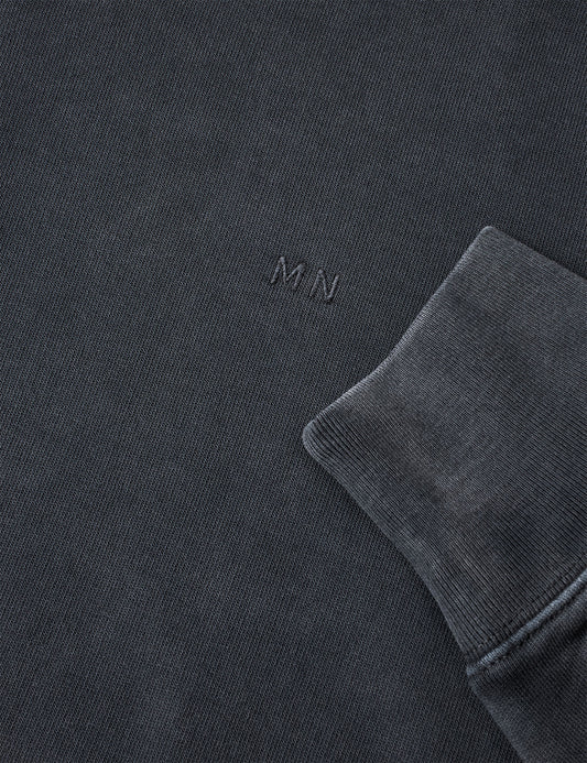 Compact Cotton Gable Sweat, Black