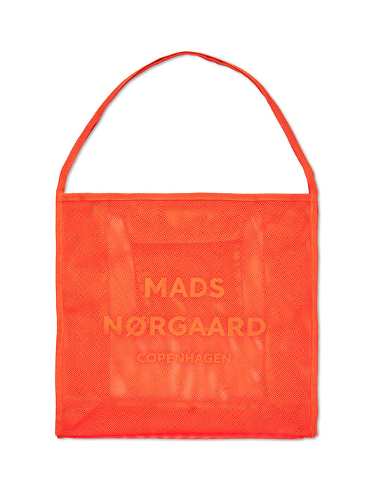 Meshy Flimsy Shopper, Neon Orange