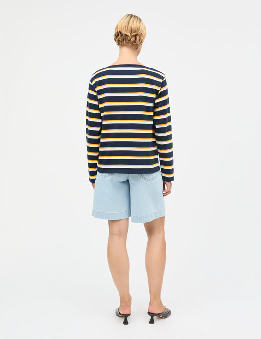 Pablo Gabi Tee LS, Sky Captain/Vanilla Ice
