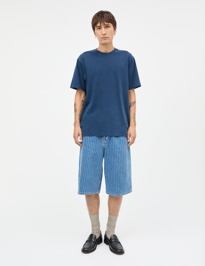 Combed Jersey Dye Thorbjørn Tee, Sky Captain