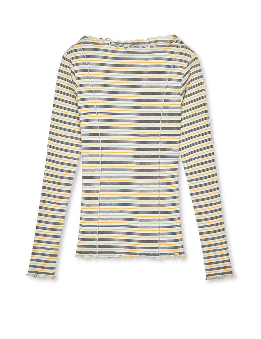 2x2 Cotton Stripe Siri Top, Vanilla Ice/Sky Captain/Zinnia