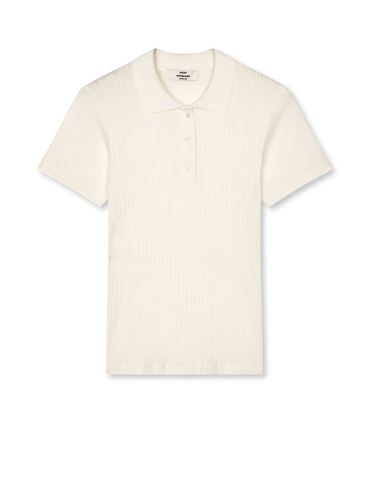 Pointella Layla Polo Tee, Vanilla Ice