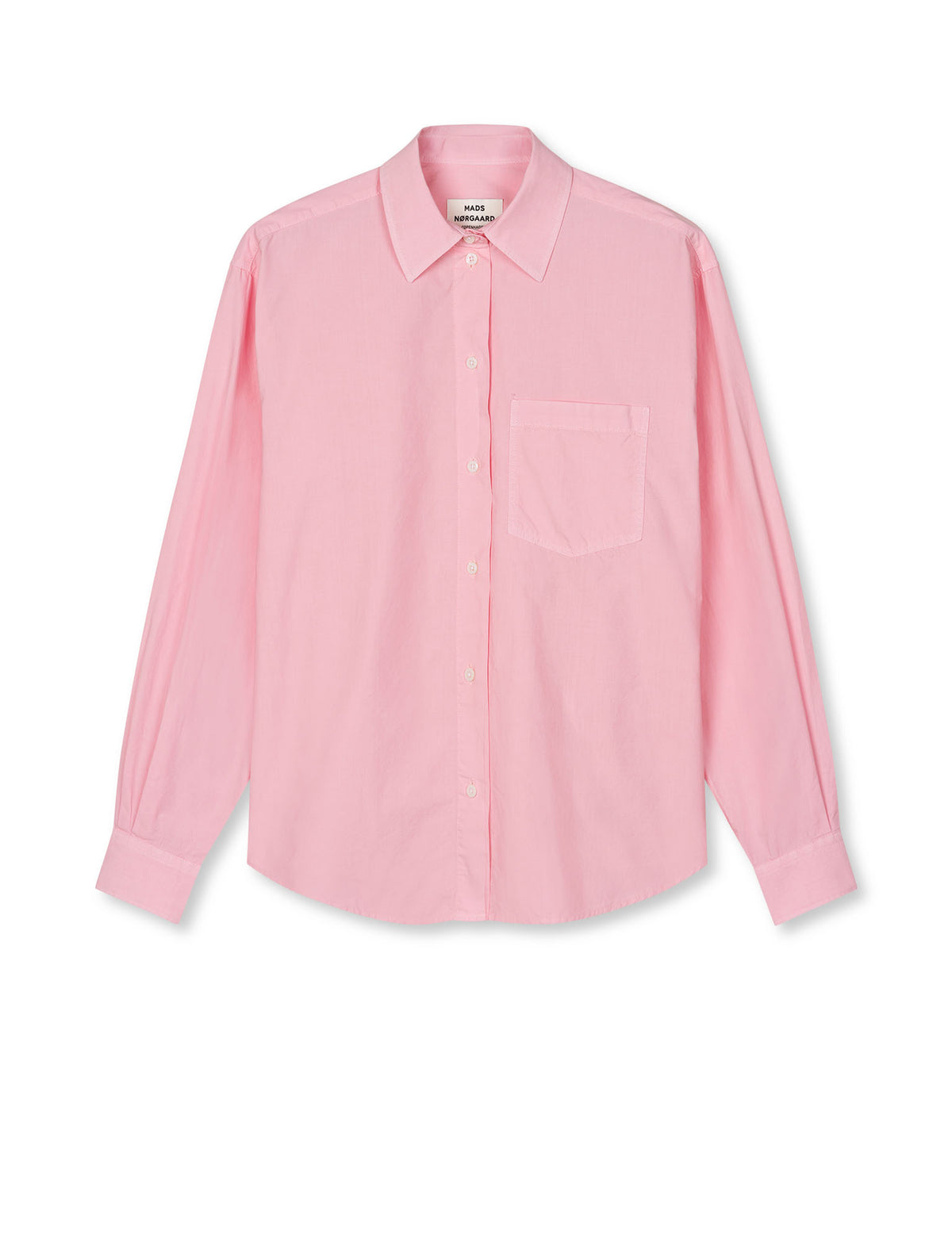 Crispy Poplin Carol Shirt, Icy Pink