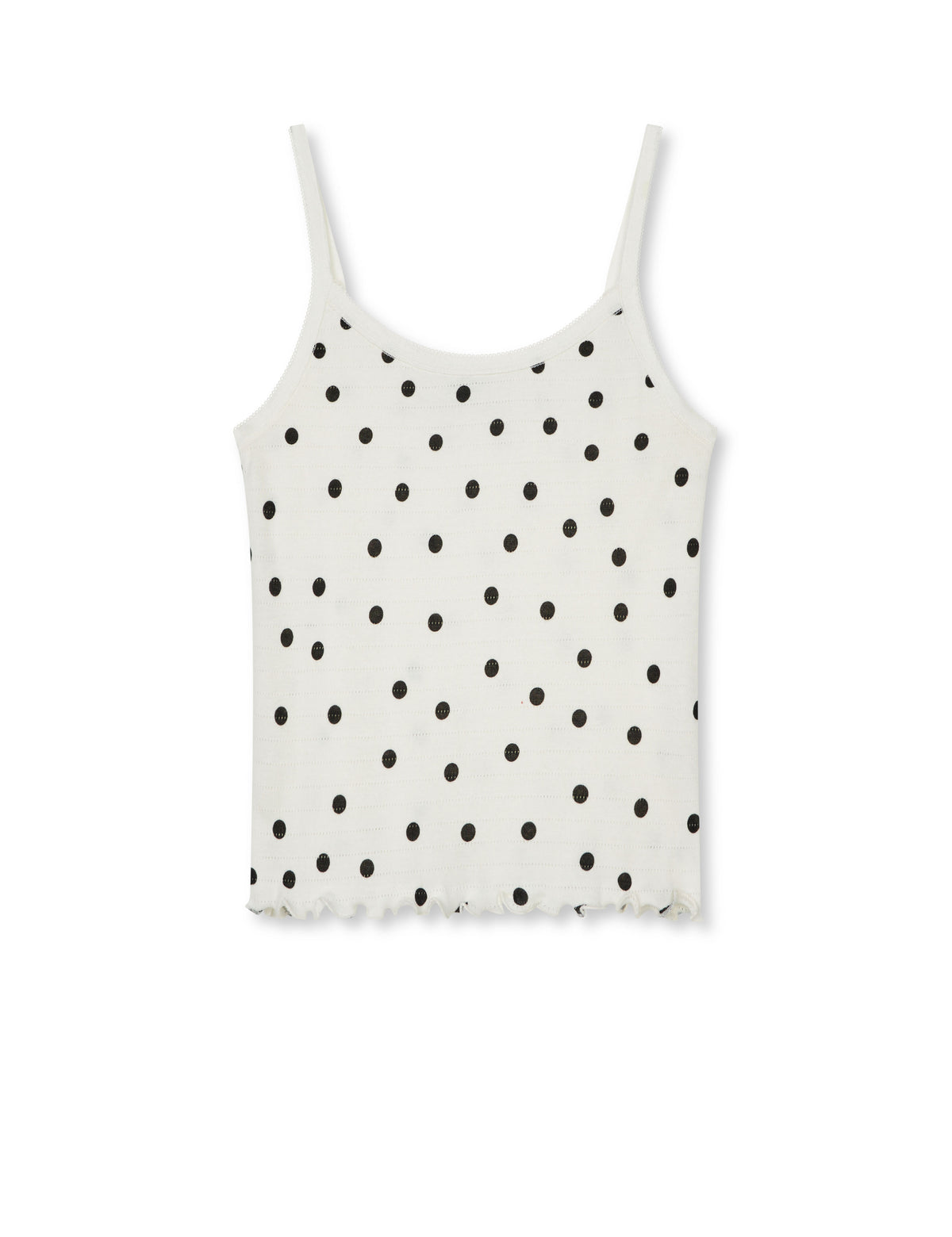 Pointella Trilla Top AOP, Dot AOP Vanilla Ice