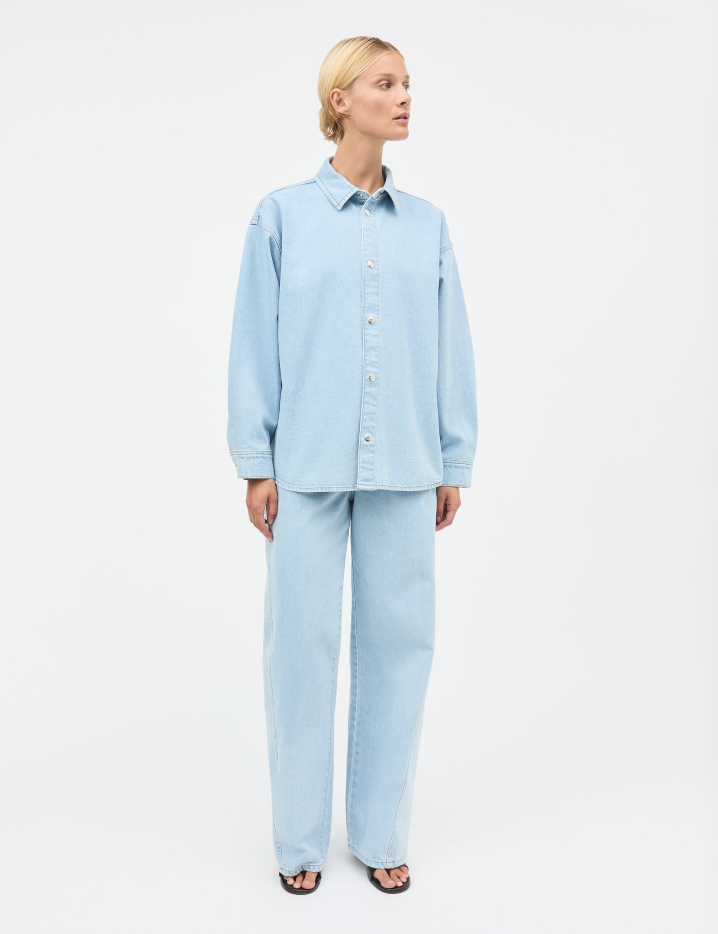 Luke Denim Gisla Shirt, Light Blue