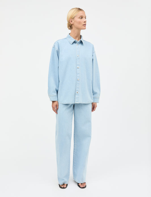 Luke Denim Gisla Shirt, Light Blue