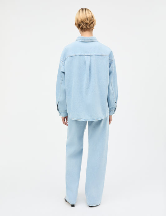 Luke Denim Gisla Shirt, Light Blue