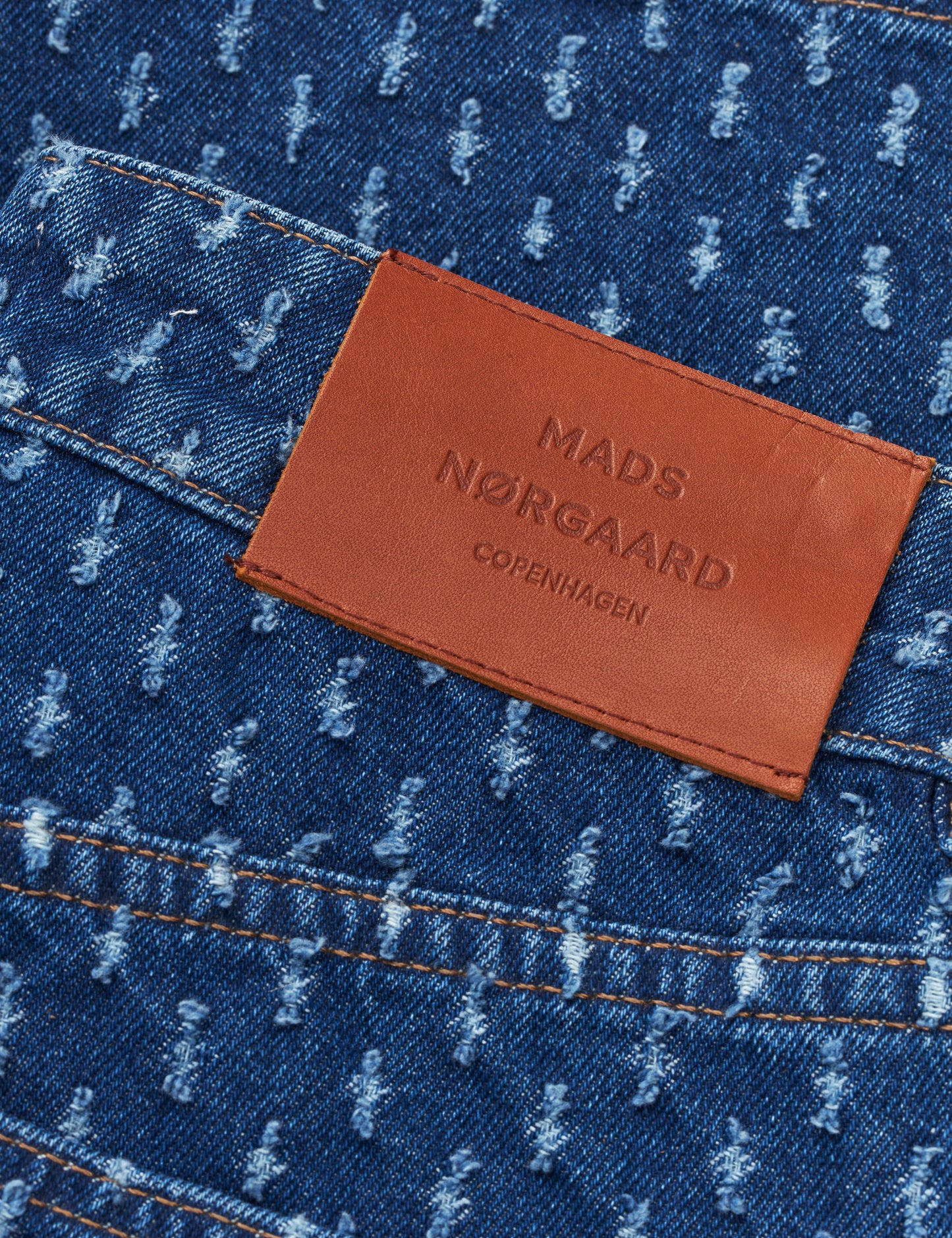 Distres Denim Rossy Shorts, Mid Blue Denim