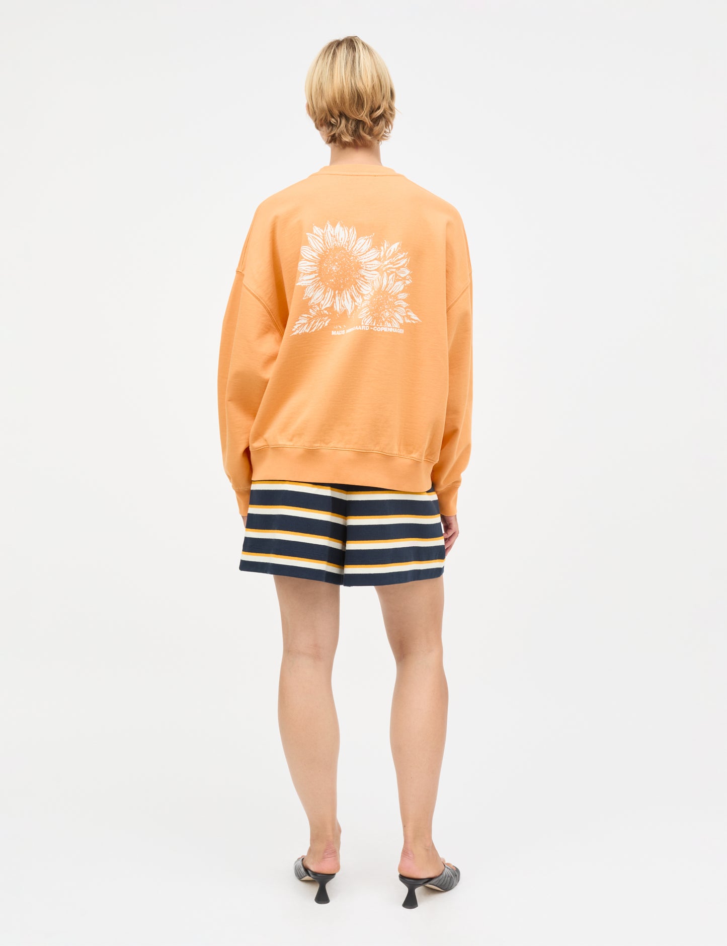 Compact Cotton Atli Sweatshirt, Zinnia